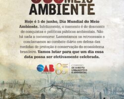 No Dia Mundial do Meio Ambiente, OAB alerta sobre as questões ambientais