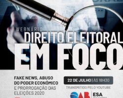 OAB/SE promove Webnário sobre Direito Eleitoral