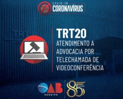 TRT20 realiza atendimento aos advogados por meio eletrônico e telefônico