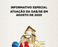 OAB/SE lança Boletim Especial sobre as atividades desenvolvidas no Mês do Advogado