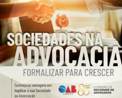 OAB/SE lança informativo sobre Sociedade de Advogados 
