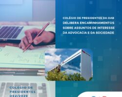 Colégio de Presidentes da OAB delibera encaminhamentos sobre assuntos de interesse da advocacia e da sociedade