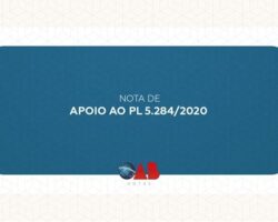 Nota de apoio ao PL 5.284/2020