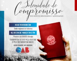 Confira o cronograma de entrega de credenciais a jovens advogados para os meses de fevereiro e março