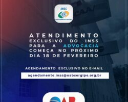 Atendimento exclusivo do INSS para a advocacia começa no próximo dia 18