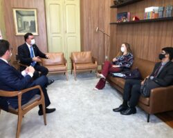 Presidente da OAB recebe visita de representante do Conselho Nacional de Política Criminal e Penitenciária