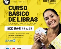Realizado pela OAB/SE, curso básico de libras para advocacia tem início a partir de 17 de maio