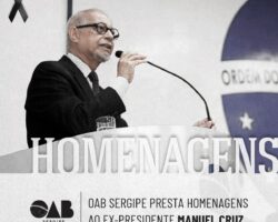 OAB/SE presta homenagens ao ex-presidente Manuel Cruz