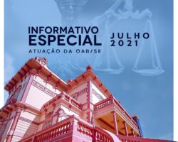 OAB/SE lança Boletim com as ações desenvolvidas no mês de julho