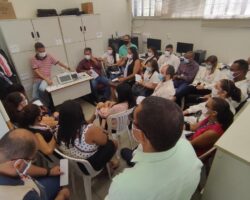 Eleições OAB/SE: colaboradores passam por treinamento no TRE e representantes das chapas verificam urnas eletrônicas