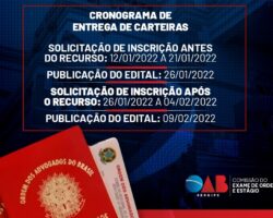 Inscrições abertas para aprovados no XXXIII Exame de Ordem