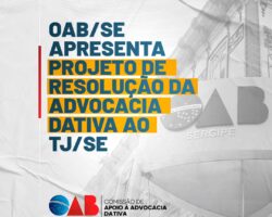 OAB/SE apresenta projeto de resolução da Advocacia Dativa ao TJ/SE