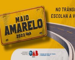 Maio Amarelo: OAB/SE e Detran fazem abertura oficial da campanha na terça-feira, dia 2