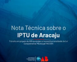 Nota Técnica sobre o IPTU de Aracaju