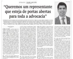 “Queremos um representante que esteja de portas abertas para toda a advocacia”