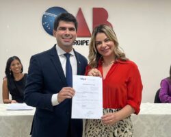 Edênia Mendonça assume interinamente presidência da OAB/SE