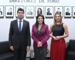 OAB Sergipe reforça parceria institucional em visita à Direção do Foro para tratar da 9ª Vara Federal