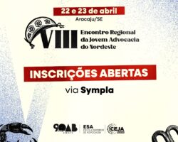 ERJAN 2026 abre inscrições e projeta Sergipe como protagonista da jovem advocacia do Nordeste