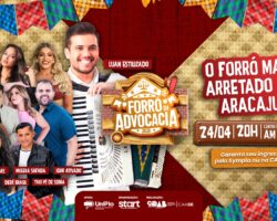 Forró da Advocacia reúne tradição, grandes atrações e estrutura especial no dia 24 de abril